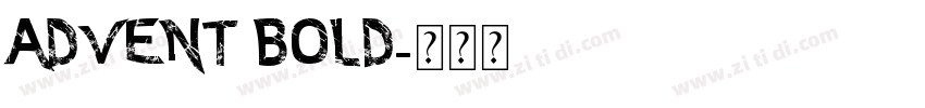 advent Bold字体转换